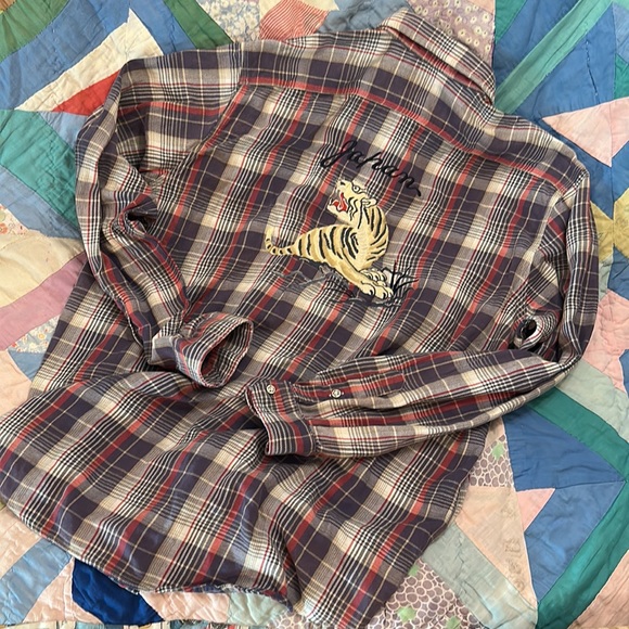 Polo Ralph Lauren Japan Embroidered Souvenir Button Up-Size XXL - Picture 2 of 14